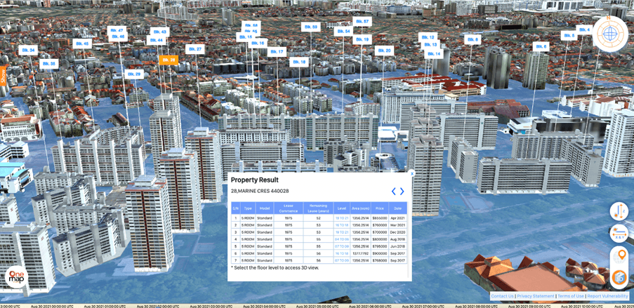 Property search query